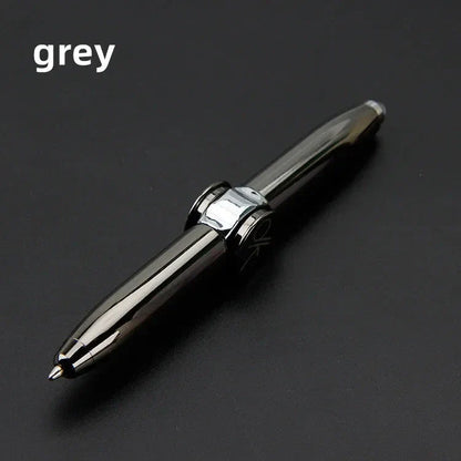 LED Gyro Spinner Pen – Multifunctional Metal Fidget Ballpoint Pen with Light | Stress Relief Spinning Pen for Writing, Focus & Gifts