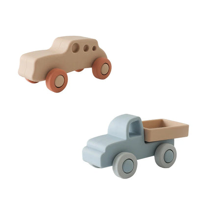 Baby Silicone Car Teether Toy Montessori Educational 0-12 Months