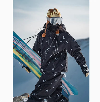JOHN SNOW Ski Suit Set Windproof Waterproof Warm Women's Skiing Pants