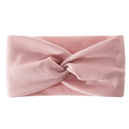 Large Baby Headband for Girls Soft Twisted Knotted Hair Turban