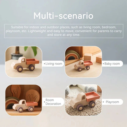 Baby Silicone Car Teether Toy Montessori Educational 0-12 Months