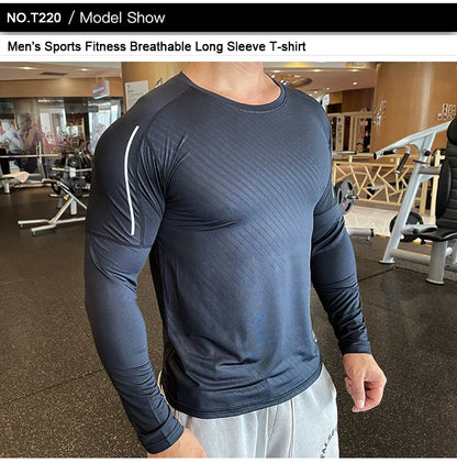 Quick Dry Men's Compression Workout Tee