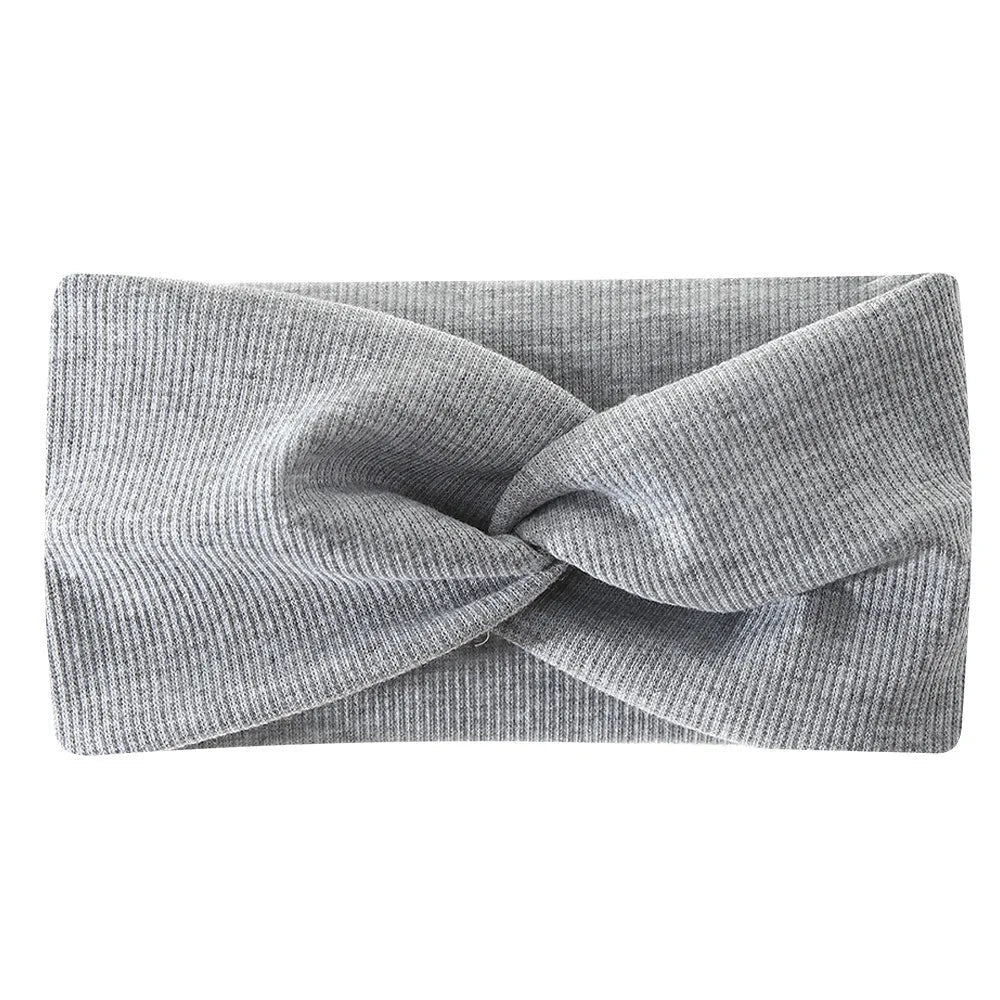 Large Baby Headband for Girls Soft Twisted Knotted Hair Turban