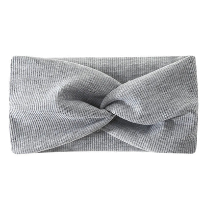 Large Baby Headband for Girls Soft Twisted Knotted Hair Turban