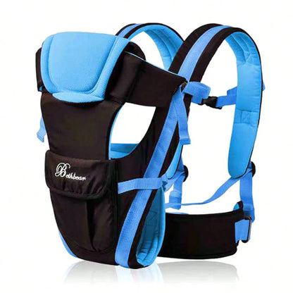 Baby Sling Carrier, 4-in-1 Ergonomic Baby Backpack Carrier, Easily Adjustable Baby Carrier Newborn to Toddler