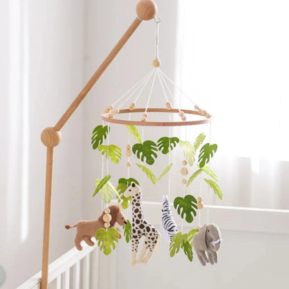 Baby Crib Mobile Rattle Toy Forest Animal Bed Bell