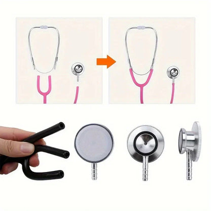 Stethoscope Toy, Simulated Doctor Toy, Nurse Health Medical Single Head Stethoscope, Role-playing Pretend Doctor Toy