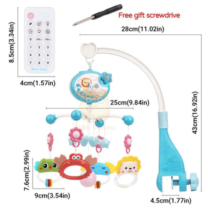 Baby Crib Mobile Rotating Musical Projector Night Light