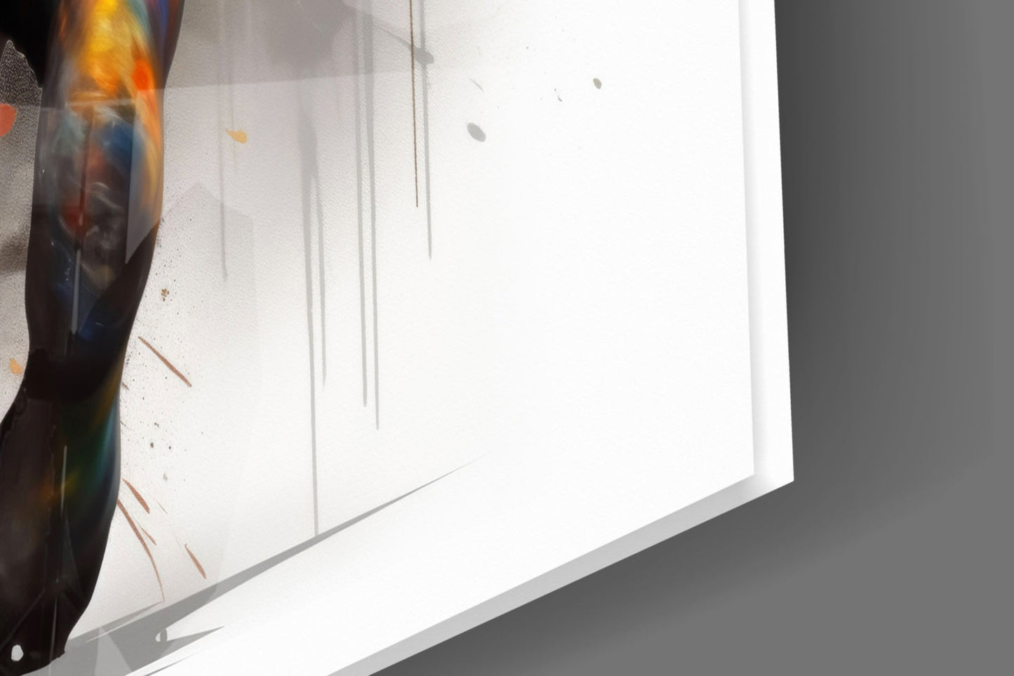 The Power of Colors Glass Wall Art || Designer Collection
