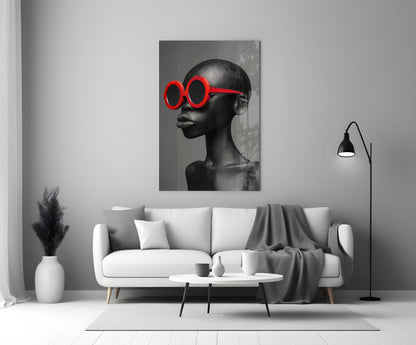 Faces of Colors Glass Wall Art || Designer Collection