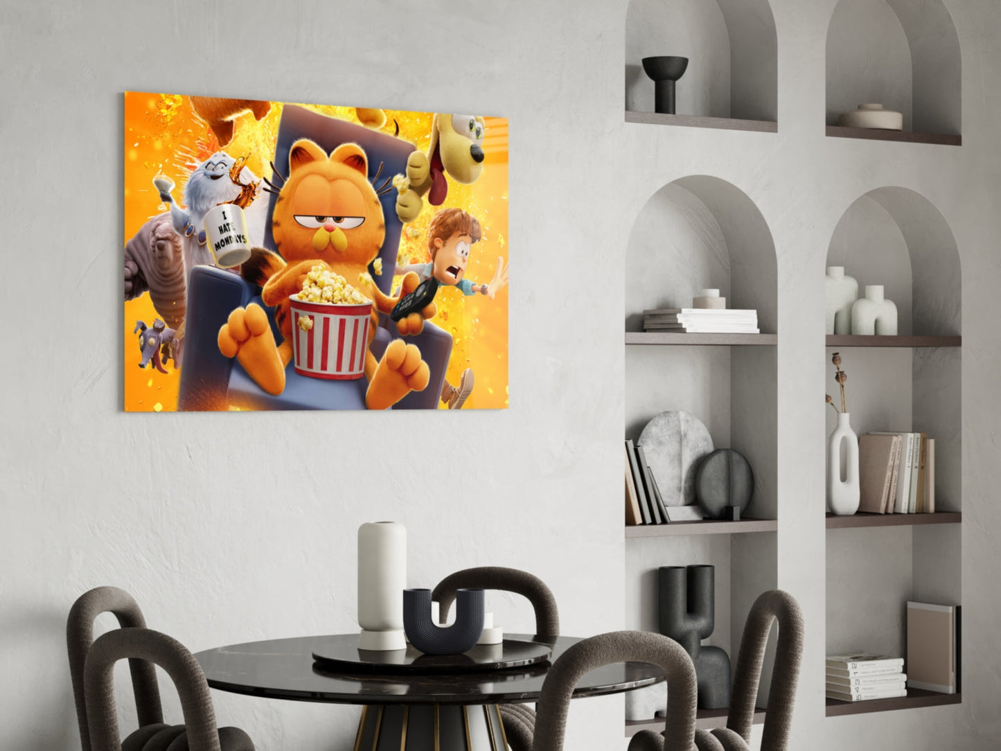 Garfield: Lazy Day Glass Wall Art || Designer Collection