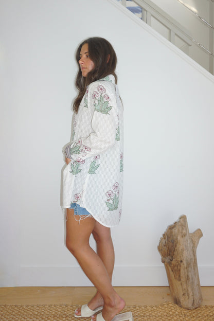 Thea Beach Shirt in Cosmos