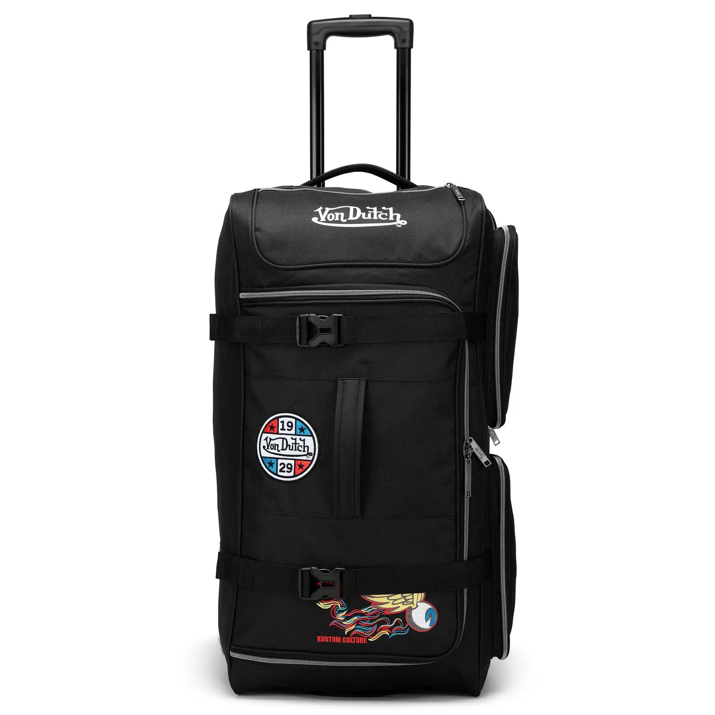 Signature Patch 28" Checked Rolling Duffel