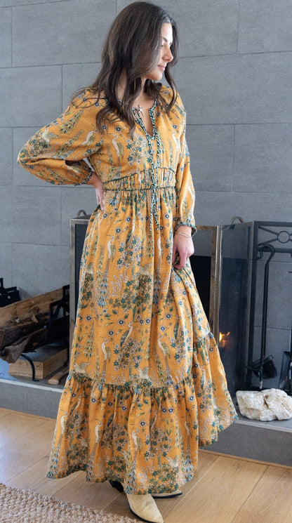 Vera Maxi Dress - Saffron Heron