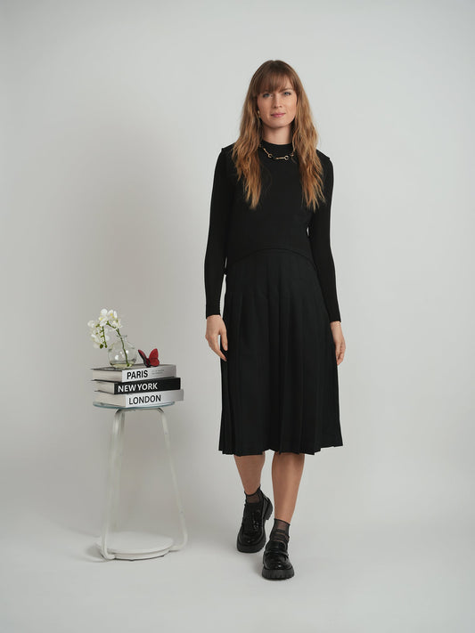 Ponte High Low Vest