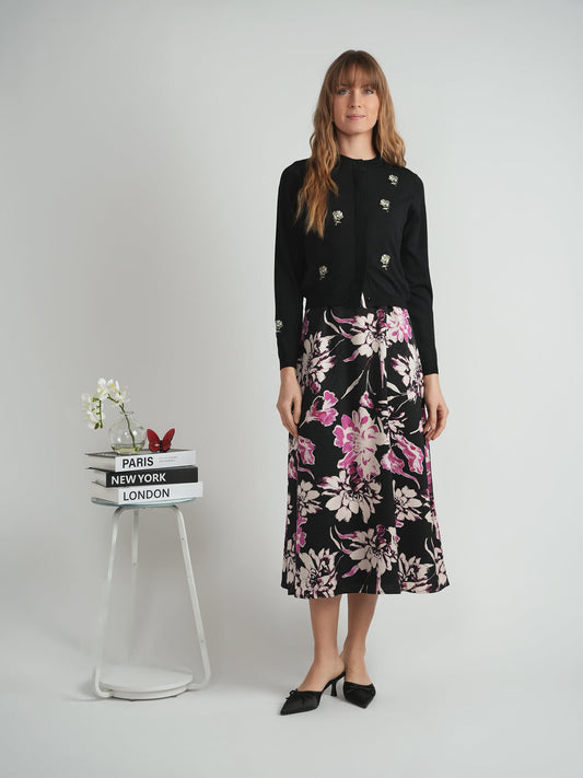 Satin Floral Jumper