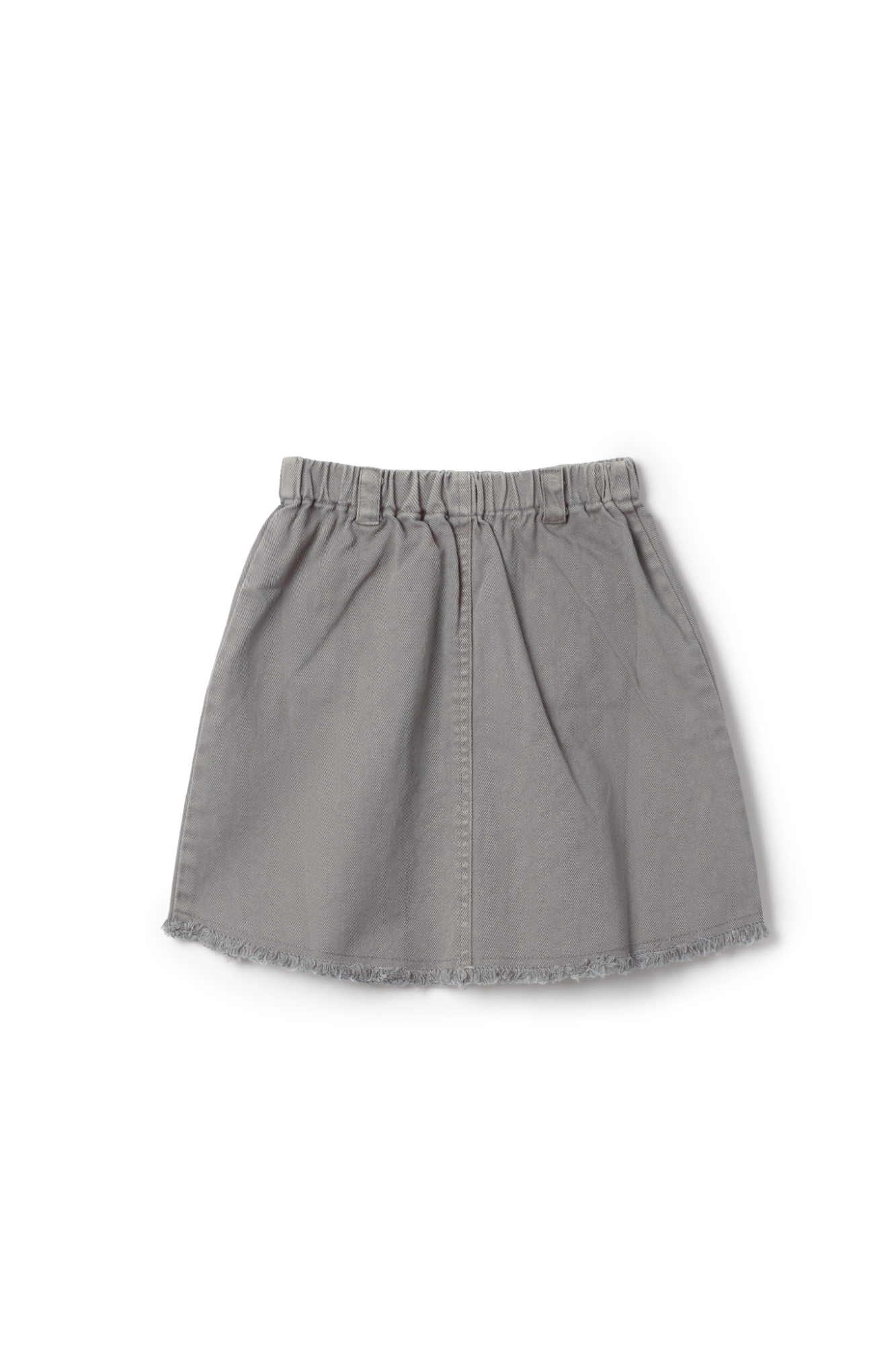 Denim Scallop Skirt
