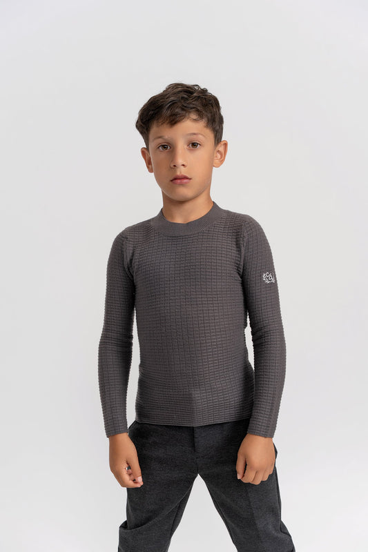 Mock Neck Knit Top