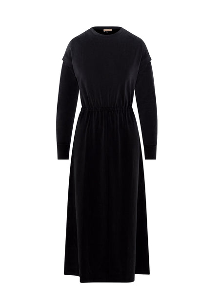 Drop Shoulder Midi Dress
