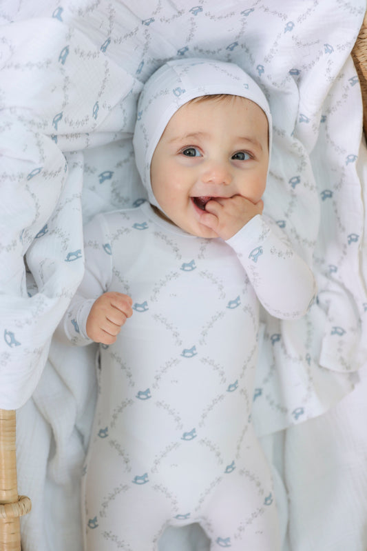 Rocking Horse Print Onesie