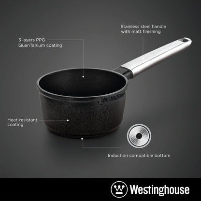 Non-stick Sauce & Milk Pan, Cast Aluminum, 2 Qt., 7" (18cm)