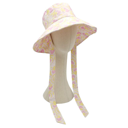 Watercolored Chin Tie Bucket Hat