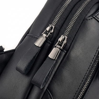 Men's Vegan Leather Sling Bag – Compact Travel Carry
