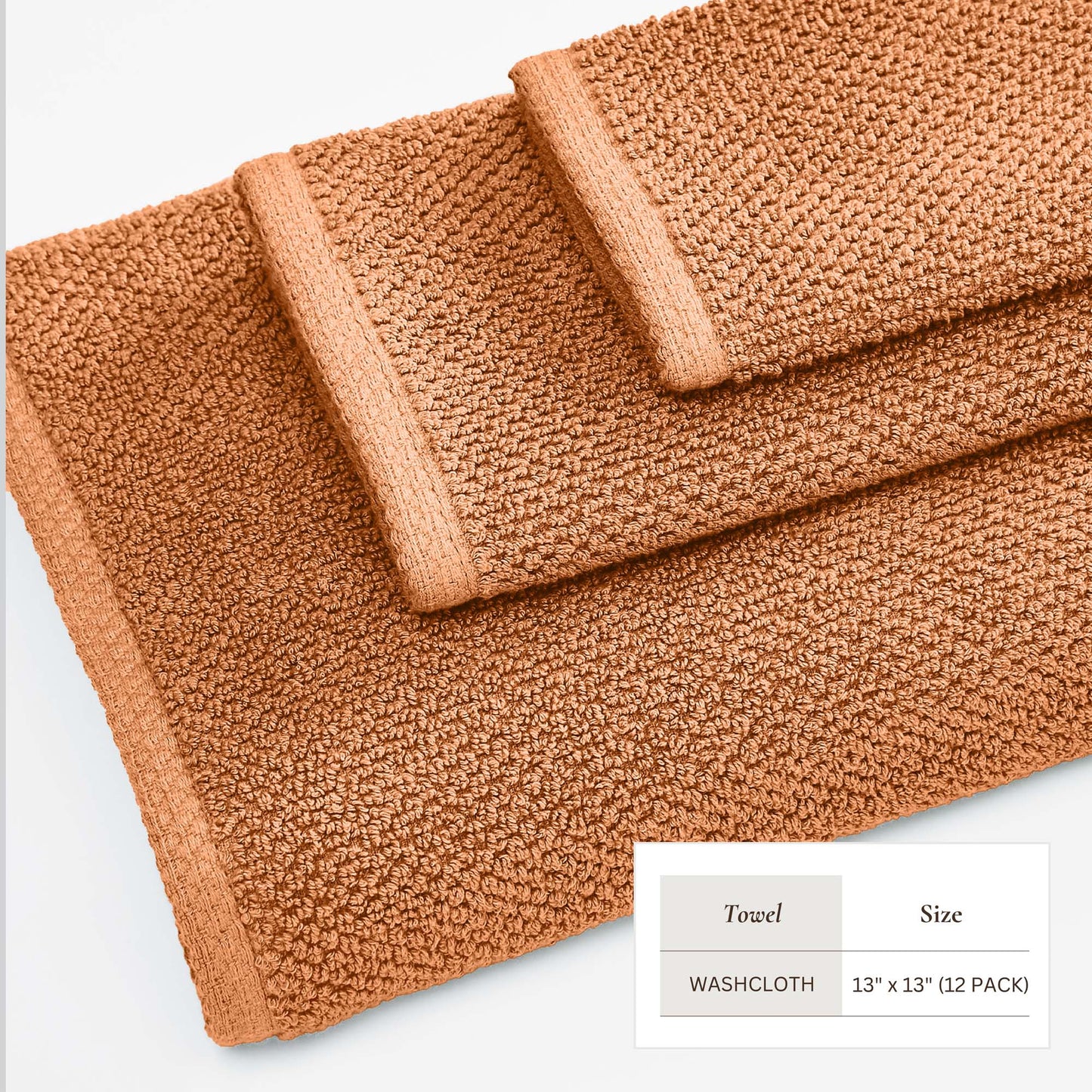 Cotton Textured Bath Towel Set - Acacia Collection
