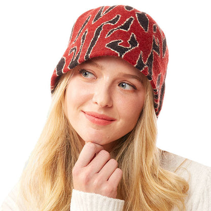 Animal Patterned Soft Fabric Bucket Hat