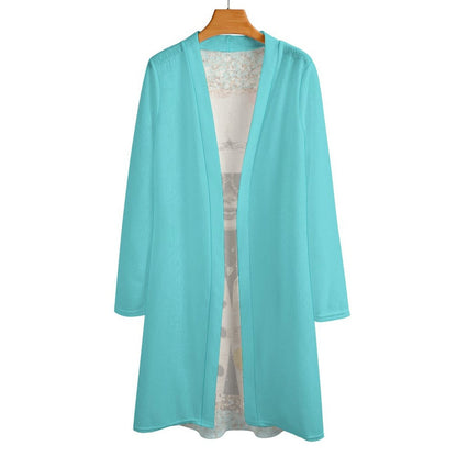 Baha Ranch Retro Pop Western Groovy Cowgirl Lightweight Cardigan