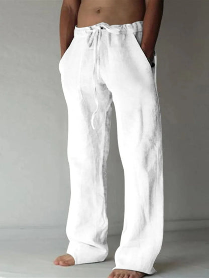 Men's Plus Size Drawstring Loose Fit Pants
