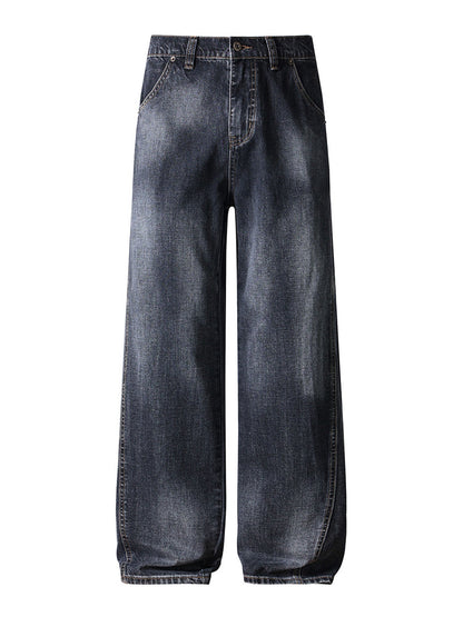 BLACK WASH BAGGY DENIM