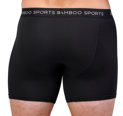 Men's 4" Inseam Bamboo Rayon Boxer Briefs - 4 Pack