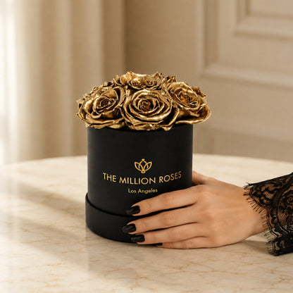 Basic Black Box | Gold Roses