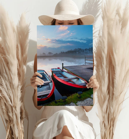 Boats Aluminum Print