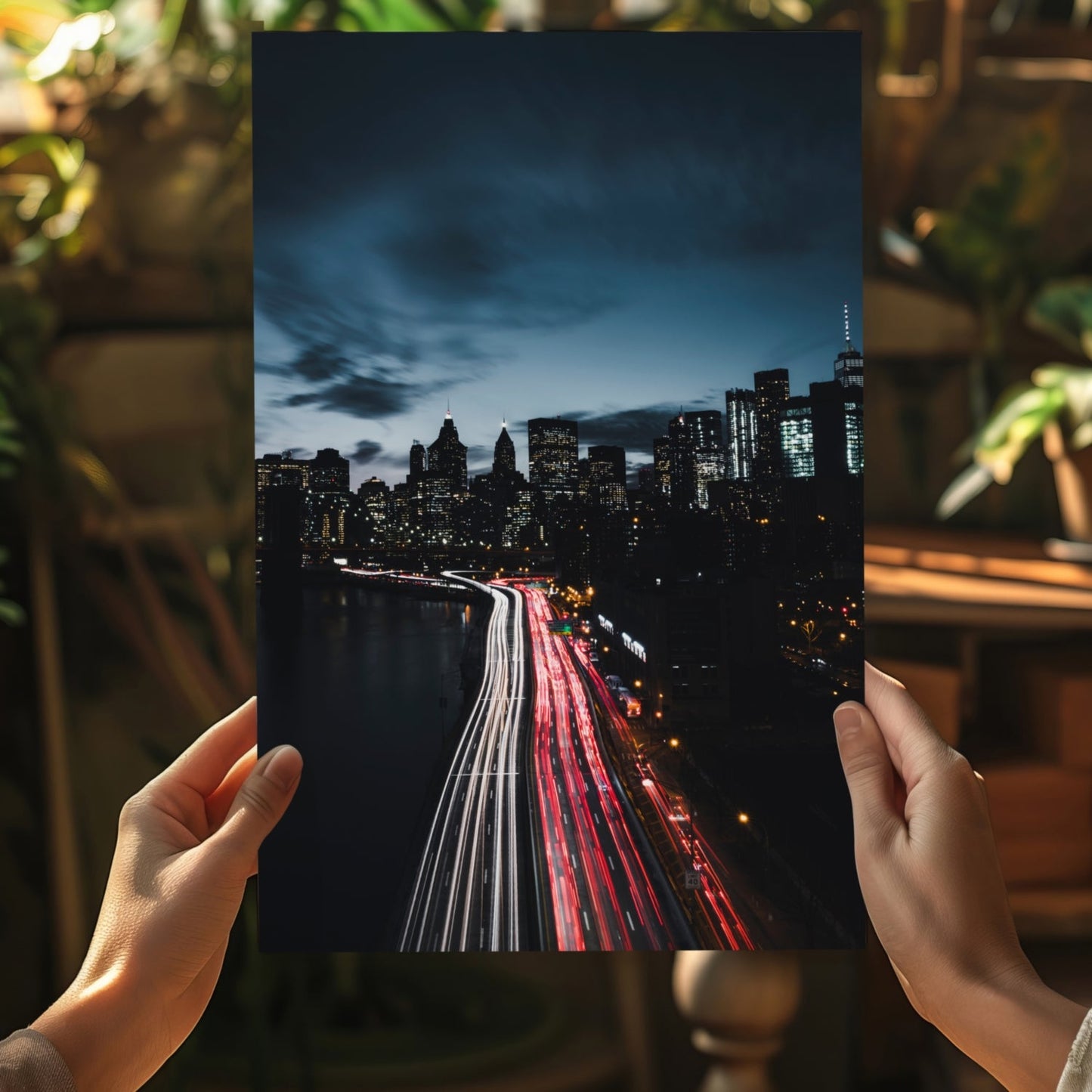 City Aluminum Print