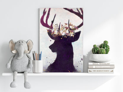 Deer Aluminum Print