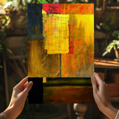 Abstract Aluminum Print