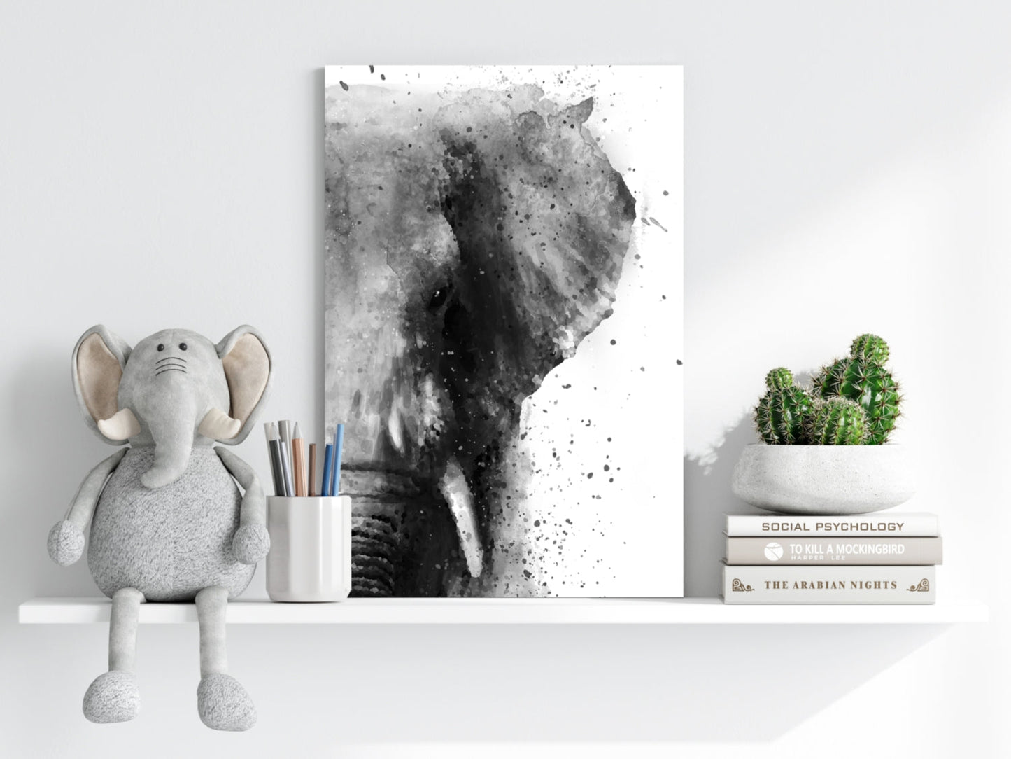 Elephant Aluminum Print