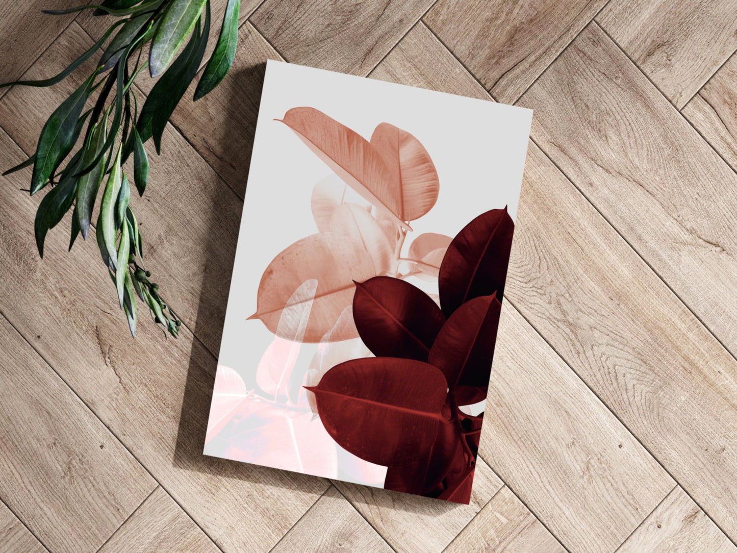 Leaves Aluminum Print