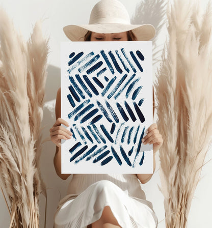 Abstract Lines Aluminum Print