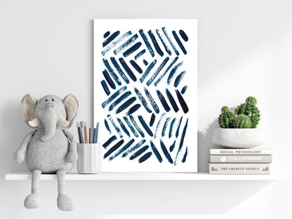 Abstract Lines Aluminum Print