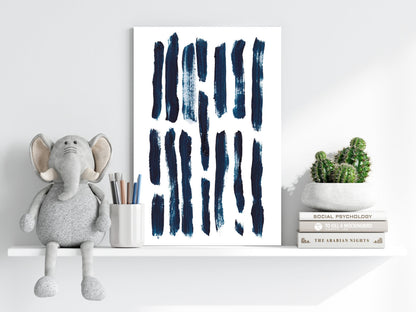 Abstract Lines Aluminum Print