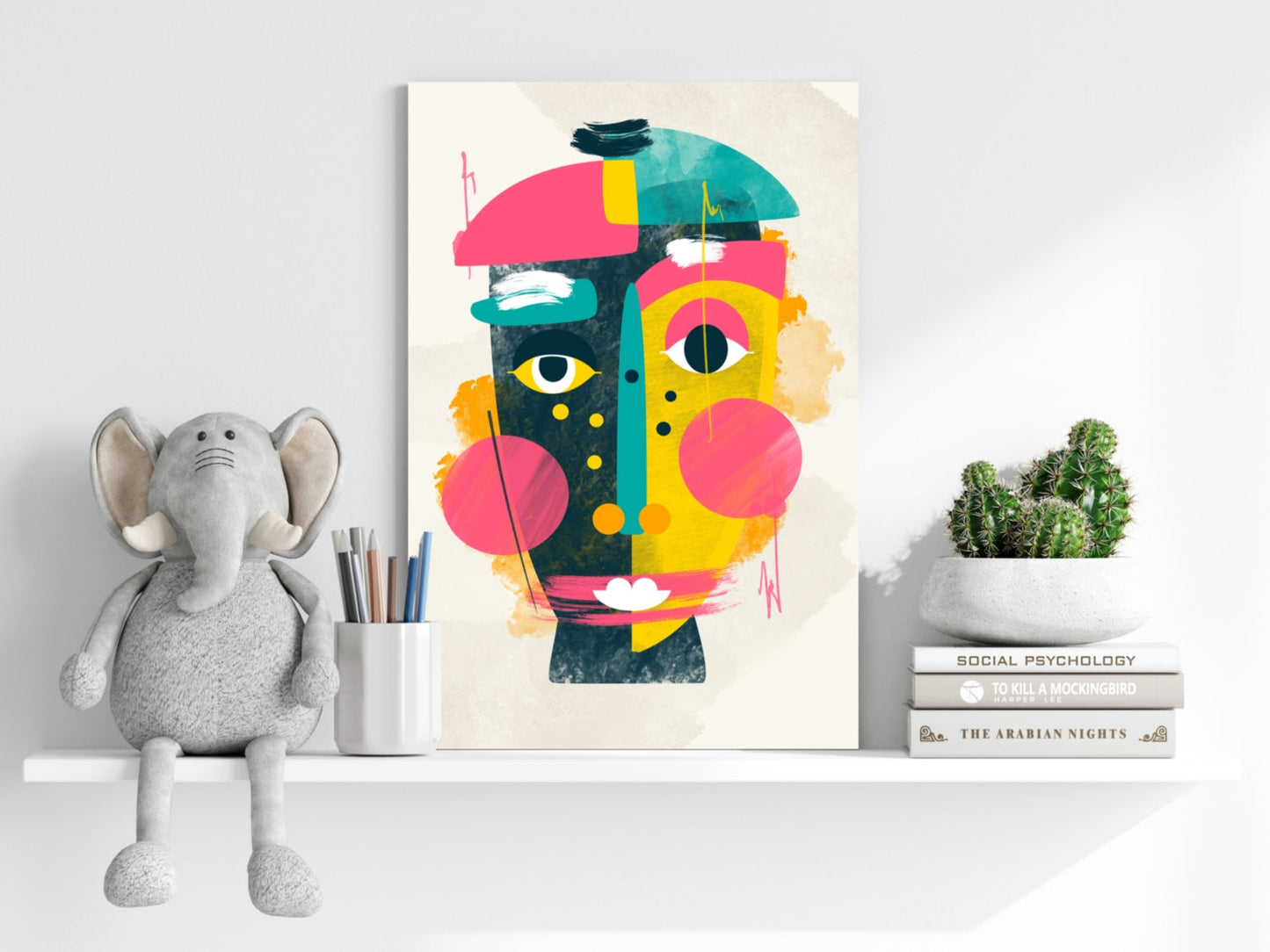Contemporary Art V1 Aluminum Print