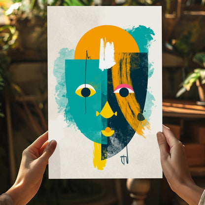 Contemporary Art V3 Aluminum Print