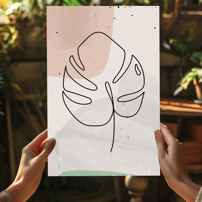 Line Art V2 Aluminum Print