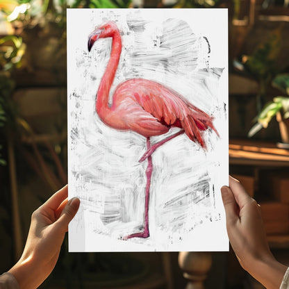Flamingo Aluminum Print