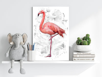 Flamingo Aluminum Print