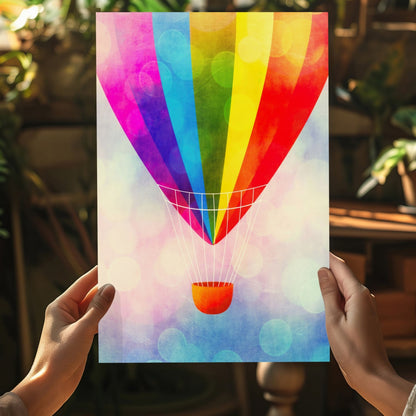 Air Balloon Aluminum Print