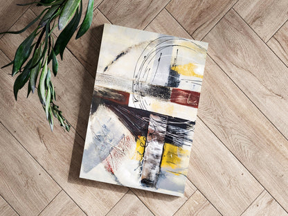 Modern Art Lines V1 Aluminum Print